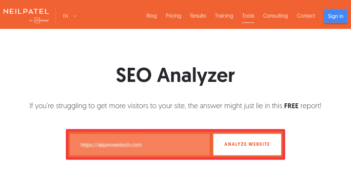 How To Check Your Website SEO Score Using Ubersuggest SEO Analyzer