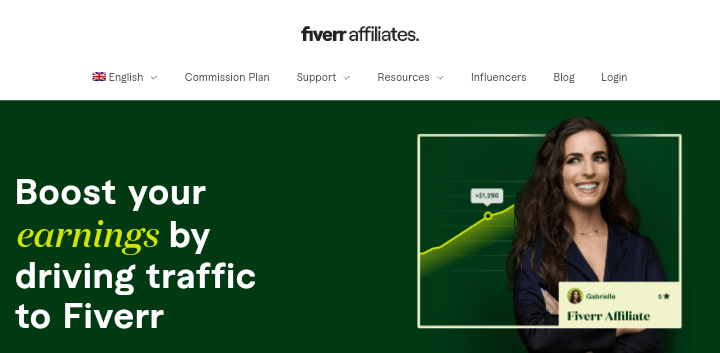 1. Fiverr

10+ High-Paying Affiliate Programs For Beginners