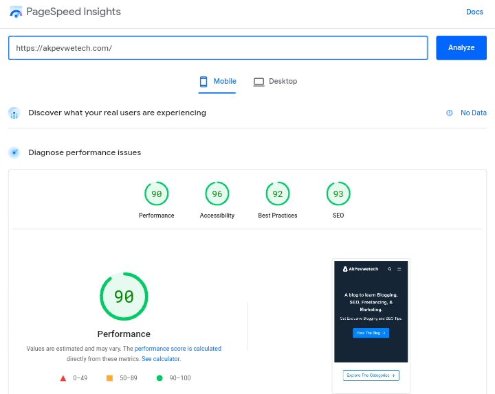 Google PageSpeed Insights

How To Speed Up A WordPress Website - 10 Proven Ways