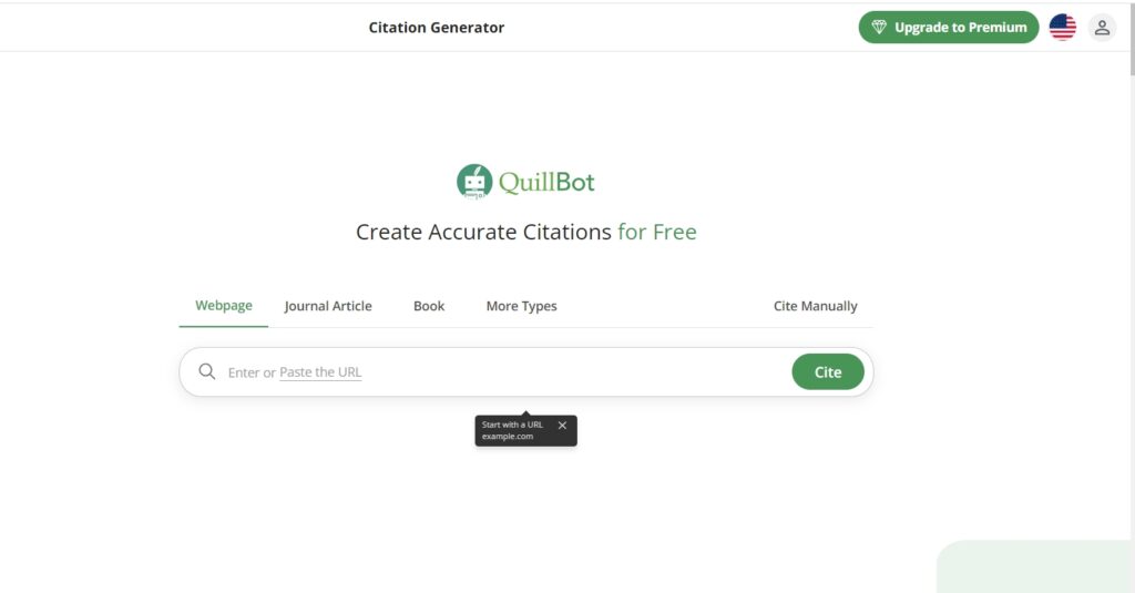 QuillBot Citation Generator
